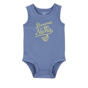 🪐Baby Bananas For Nana Sleeveless Bodysuit